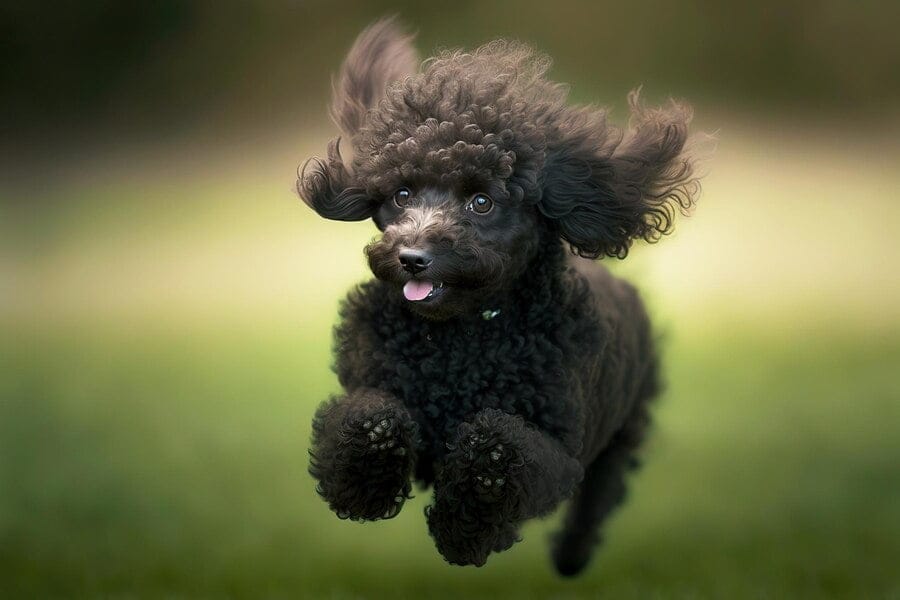 poodle running